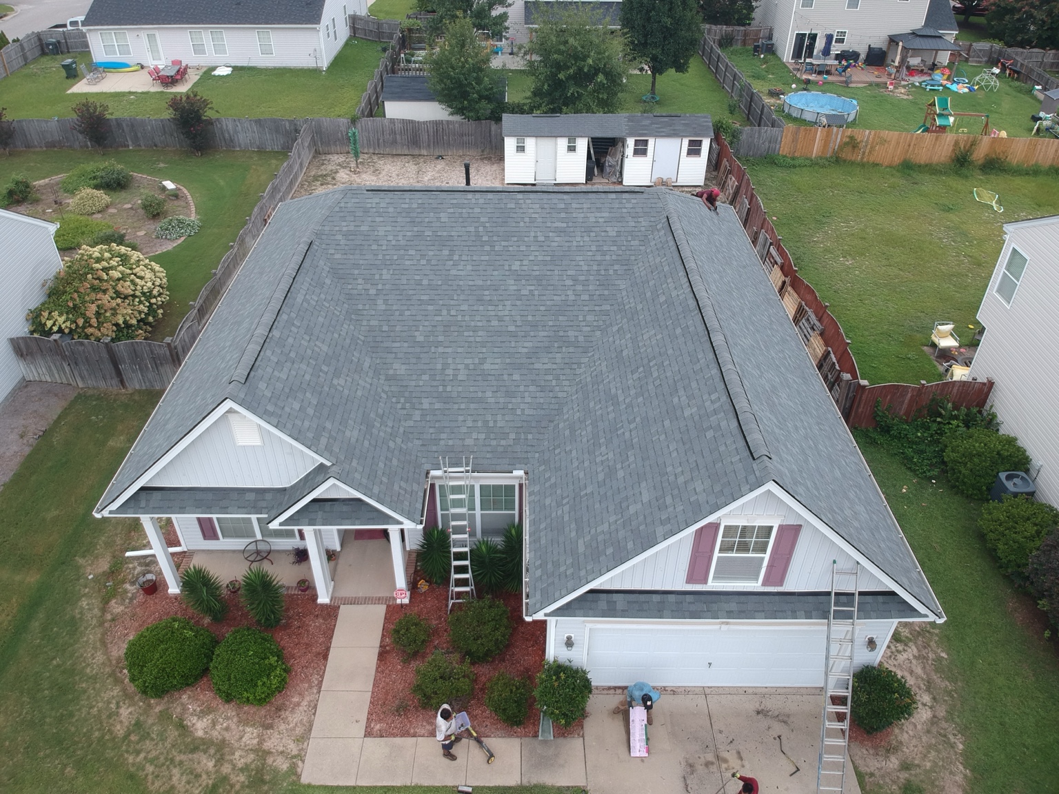 New roof completed by United Roofing